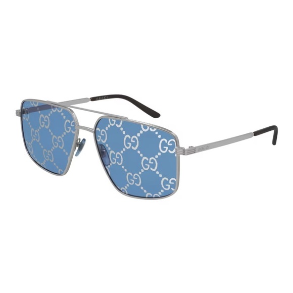 Gucci Other - Gucci Sunglasses GG0941S Blue and Silver Sunglasses with GG Logo Lenses